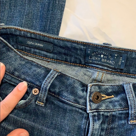 Lucky Brand Distressed Lolita Skinny Jeans - Picture 4 of 4